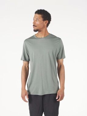 Ridge Merino Men's Journey Merino Wool T- Shirt Resist Odor Natural Sustainable
